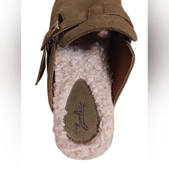 Zodiac Tan Suede Mules - Picture 3 of 4